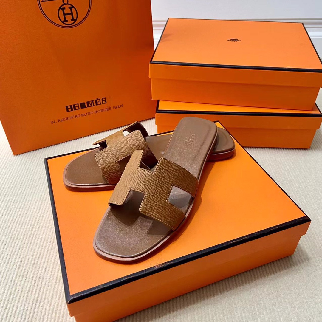 에르메스 올수공 오란 슬리퍼 샌들 앱송 32